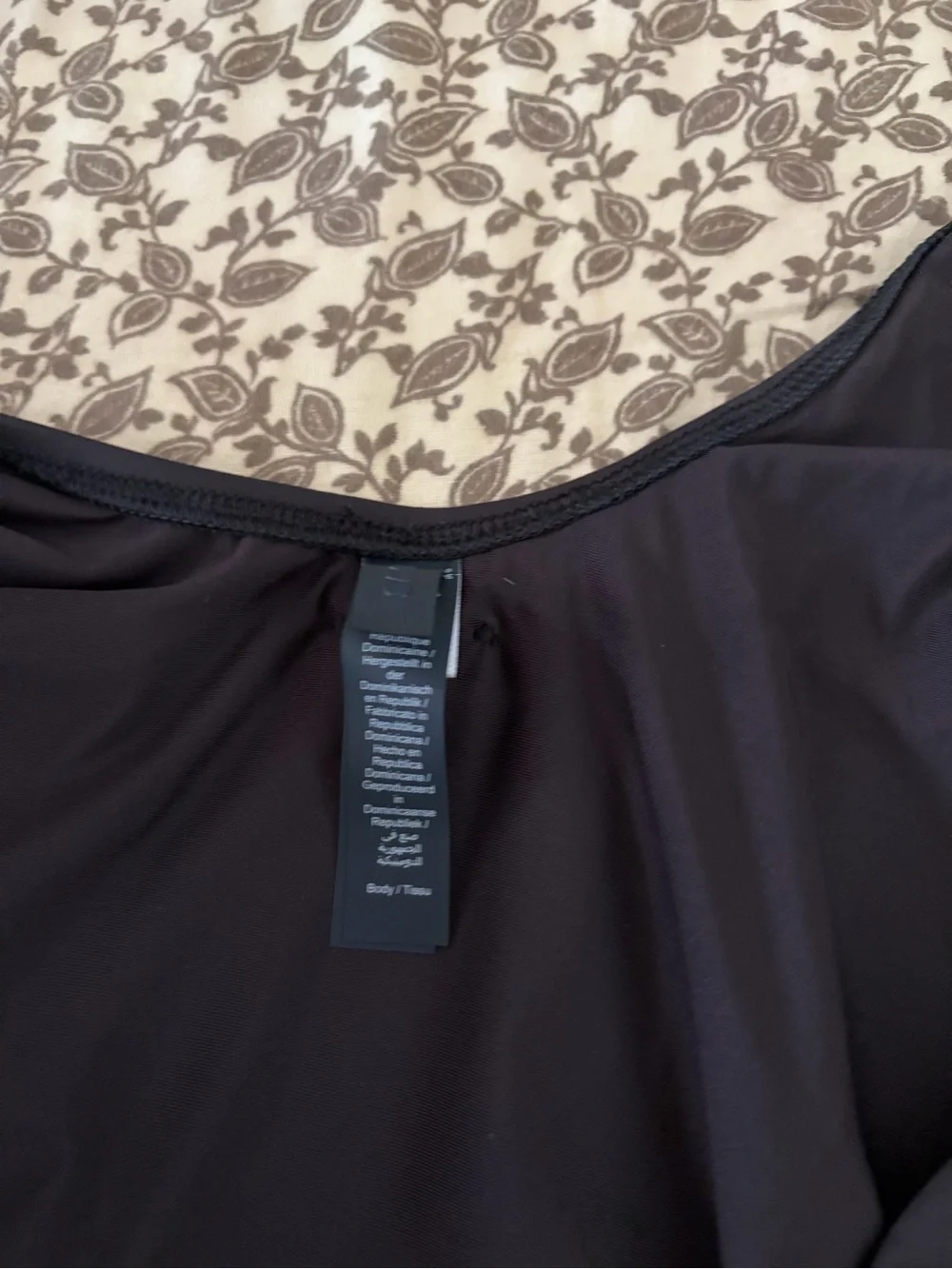 Skims Iconic Plunge One Piece High Rise Leg Swimsuit Black 2XL